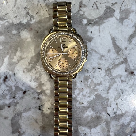 Coach Women’s Boyfriend Gold Watch - Picture 2 of 3